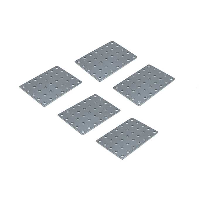 سازه رباتیک مدل صفحه مستطیل 5×7 فلزی رنگی بسته 5 عددی