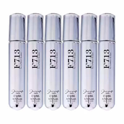 عطر جیبی مردانه ژک ساف مدل F713 حجم 22 میلی لیتر بسته 6 عددی