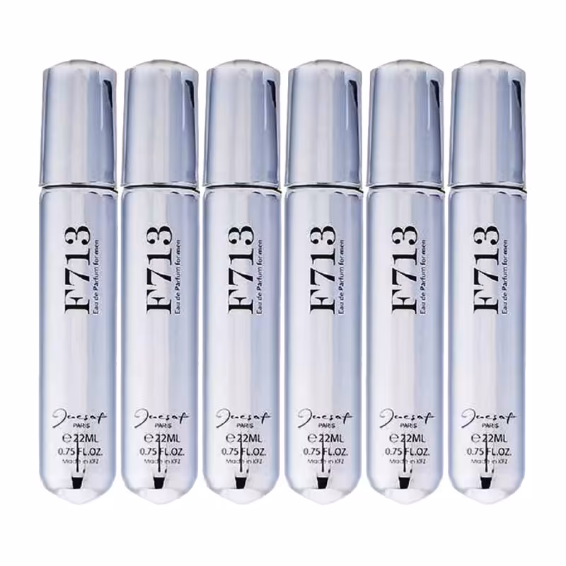 عطر جیبی مردانه ژک ساف مدل F713 حجم 22 میلی لیتر بسته 6 عددی