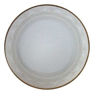 بشقاب غذاخوری لورین مدل تخت 27 دلناز بسته 6 عددی