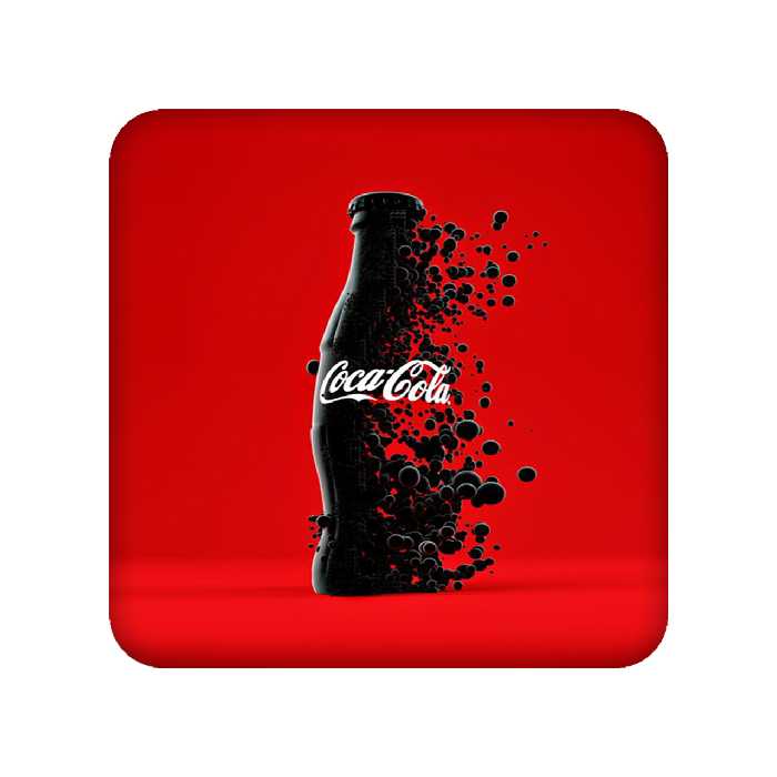 زیر لیوانی مدل نوشابه کد 1568