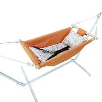 گهواره سنتی پایه دار بانوچ طرح سرخپوست آنیا Aniya