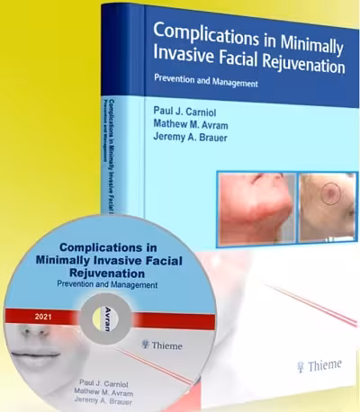 Complications in Minimally Invasive Facial Rejuvenation Prevention and Management PDF VIDEO 2021 Price 15€ - کتاب پزشکی بهار