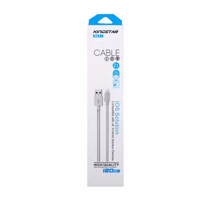 کابل تبدیل USB به لایتنینگ کینگ استار مدل k67i طول 1.2 متر