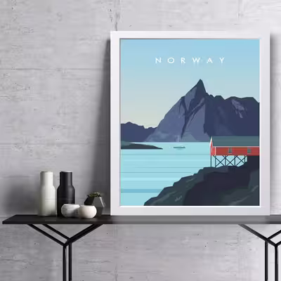 تابلو مدل نروژ Norway کد m2479-w