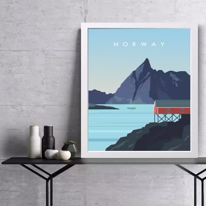 تابلو مدل نروژ Norway کد m2479-w