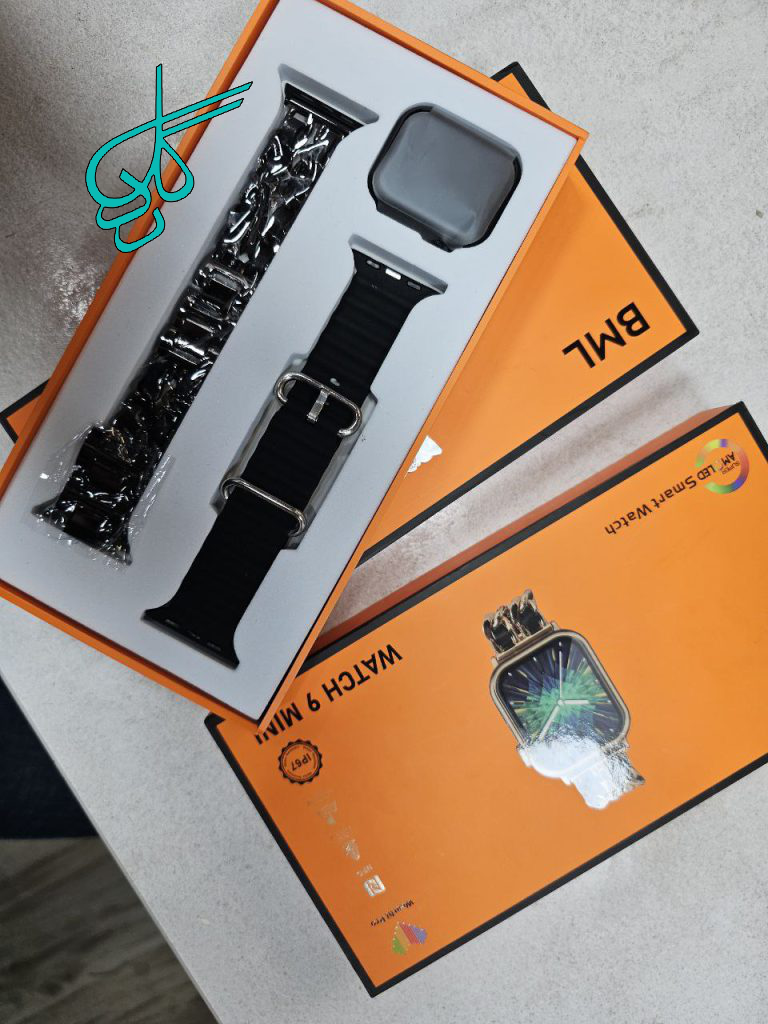 خرید ساعت هوشمند watch 9 mini فول امکانات با دو بند کارتیر و پیو امولد کد 1916796 - ردگل