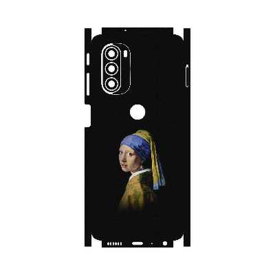 برچسب پوششی ماهوت مدل Girl with a Pearl Earring of Vermeer-FullSkin مناسب برای گوشی موبایل موتورولا Moto G51 5G