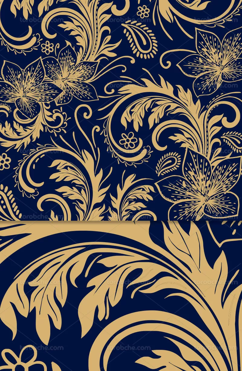 وکتور پس زمینه نقوش سنتی | گرافیک با طعم تربچه