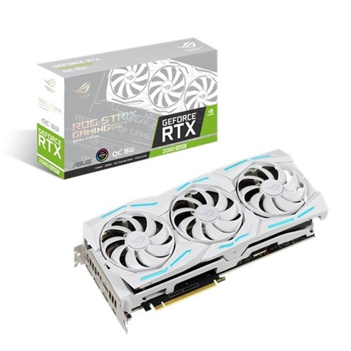 کارت گرافیک ایسوس ROG-STRIX-RTX2080S-O8G-WHITE-GAMING