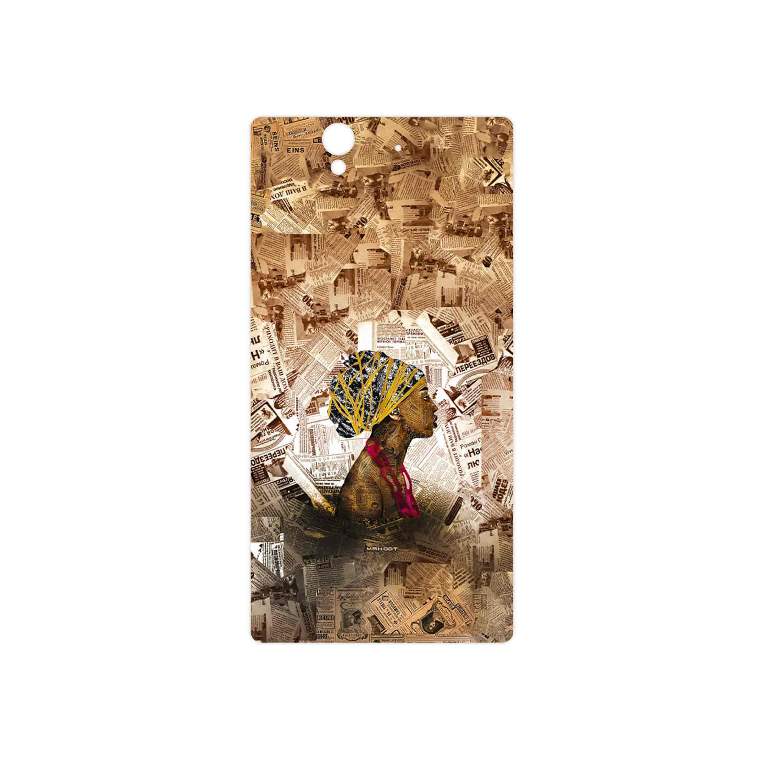 برچسب پوششی ماهوت مدل Collage of African Women مناسب برای گوشی موبایل سونی Xperia Z