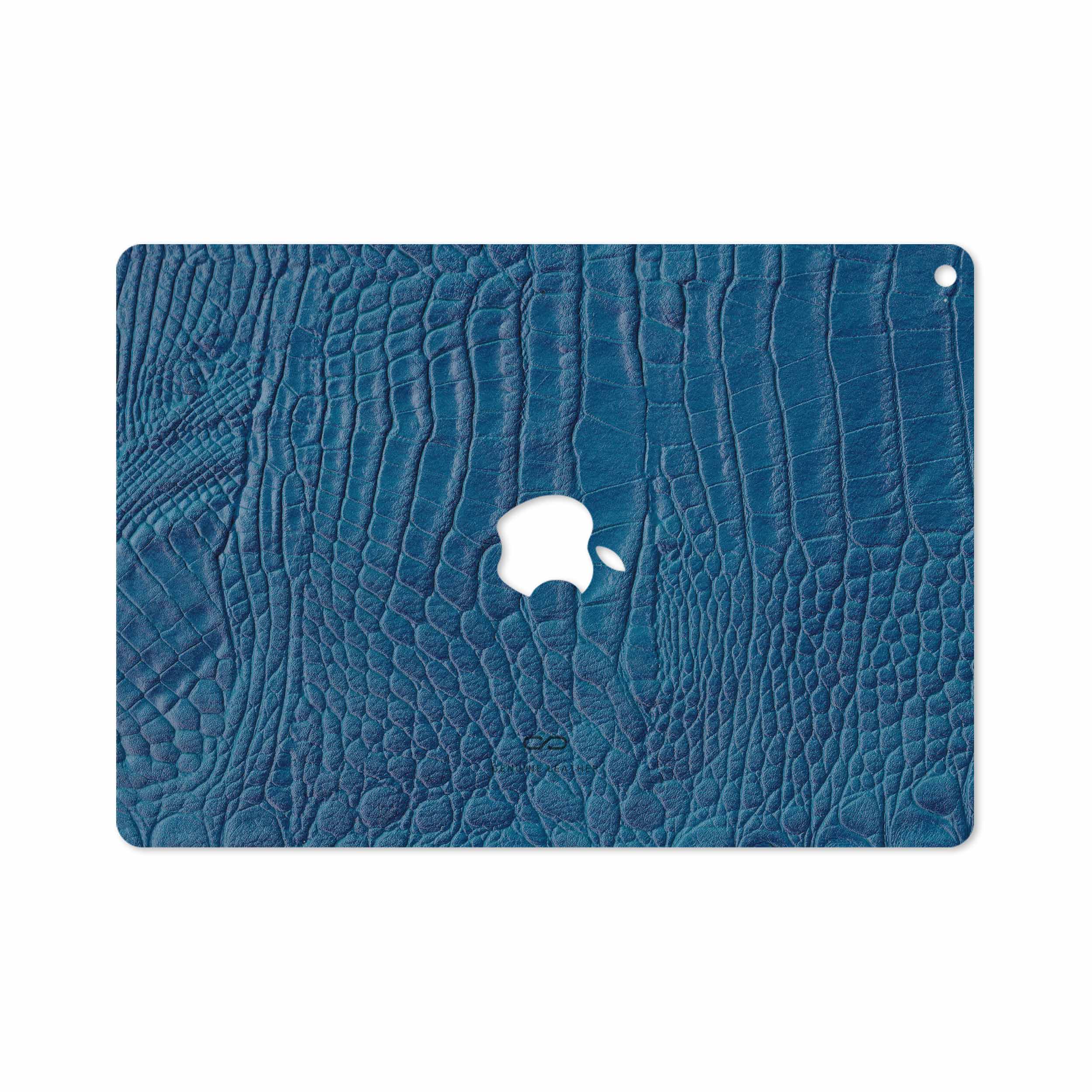 برچسب پوششی ماهوت مدل Blue-Crocodile-Leather مناسب برای تبلت اپل iPad Air 2 2014 A1566