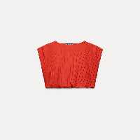 تاپ زنانه زارا PLEATED PUFFY TOP | تهران زارا TehranZara
