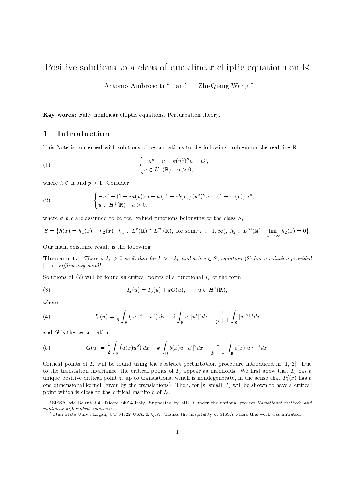 خرید و دانلود نسخه کامل کتاب Positive solutions to a class of quasilinear elliptic equations on R