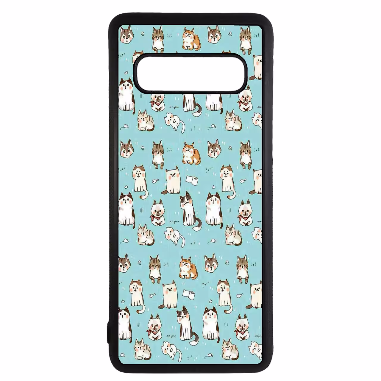 کاور طرح گربه کد 1105350 مناسب برای گوشی موبایل سامسونگ galaxy s10 plus