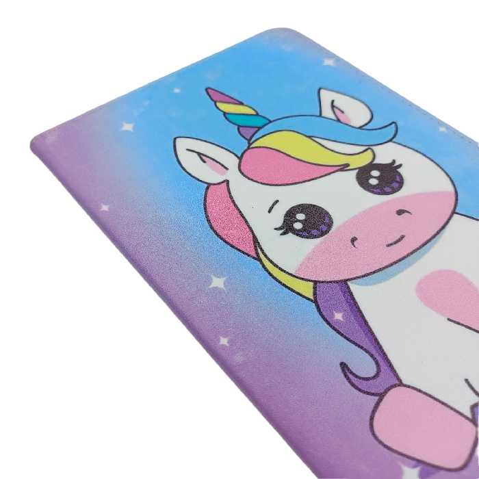 کیف کلاسوری مدل یونی کورن - 02 مناسب برای تبلت سامسونگ Galaxy Tab A7 Lite / T225