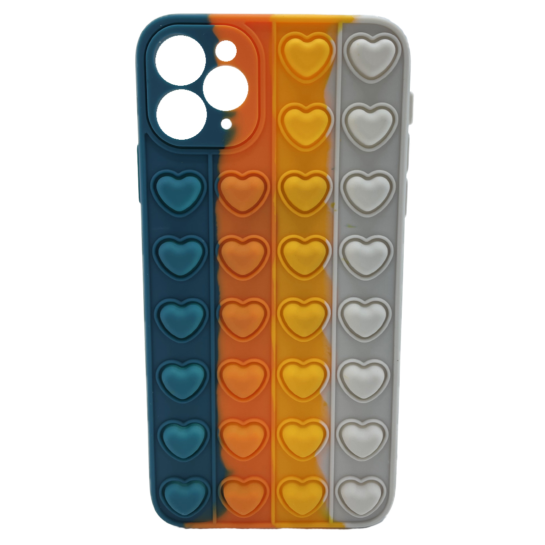 کاور مدل فیجت طرح قلب مناسب برای گوشی موبایل اپل iphone 12 pro max