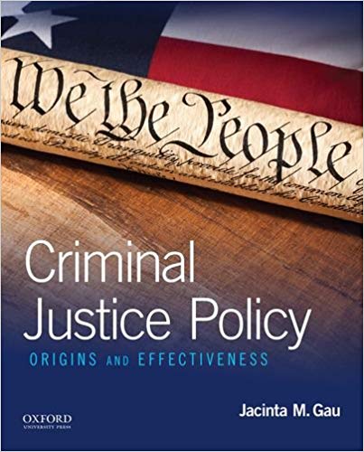 خرید و دانلود نسخه کامل کتاب Criminal Justice Policy: Origins and Effectiveness