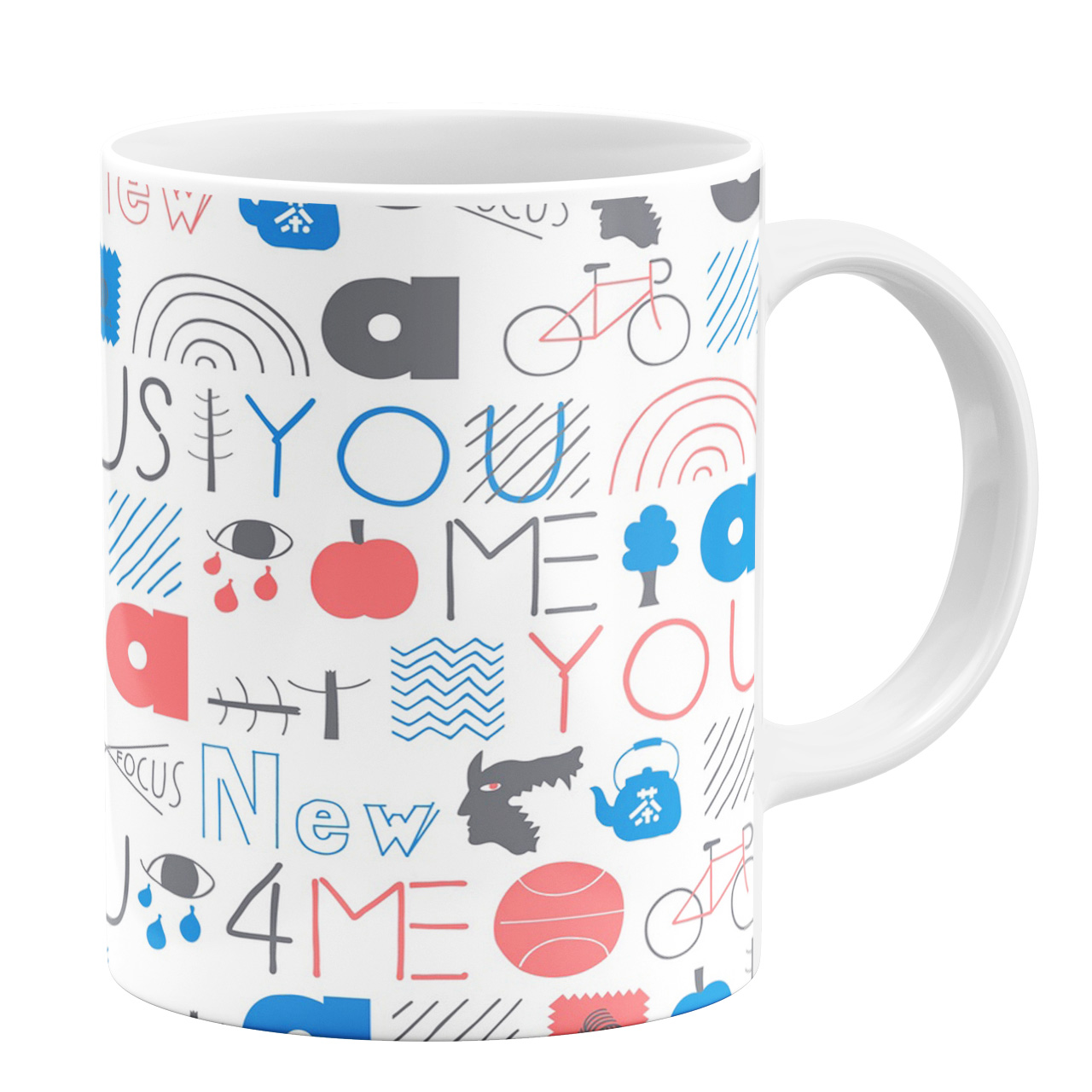 ماگ طرح شلوغ کد 1105361