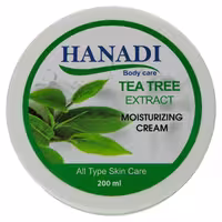کرم مرطوب کننده هانادی مدل Tea Tree حجم 200 میلی لیتر