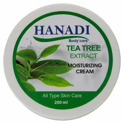 کرم مرطوب کننده هانادی مدل Tea Tree حجم 200 میلی لیتر