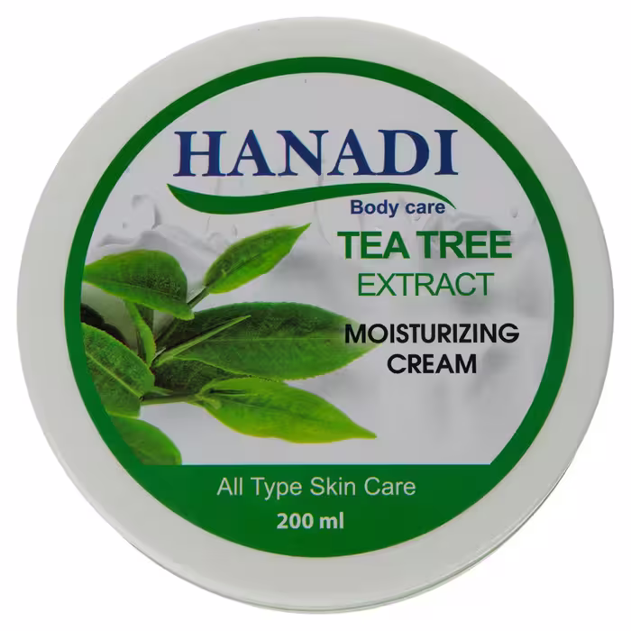 کرم مرطوب کننده هانادی مدل Tea Tree حجم 200 میلی لیتر