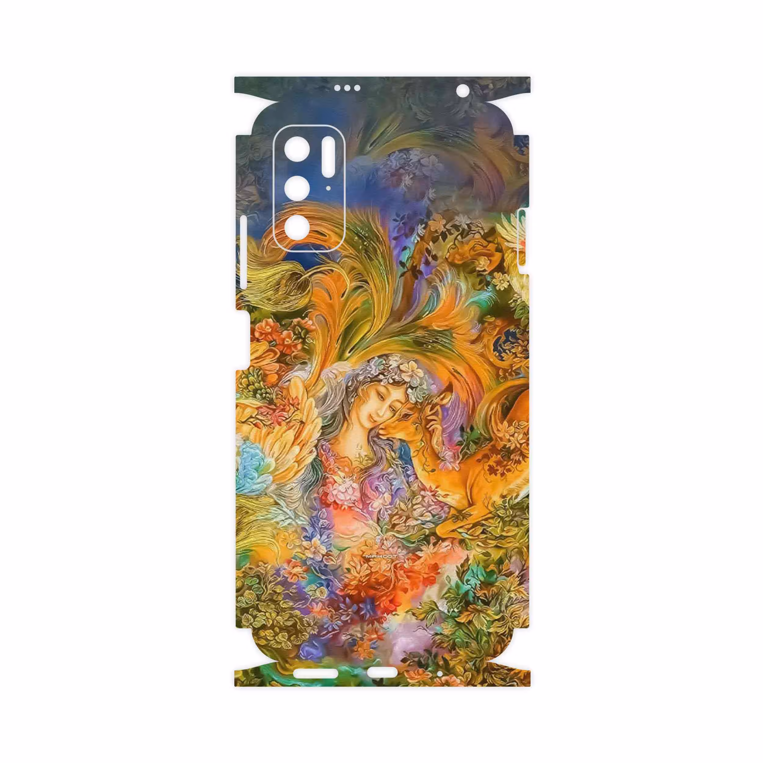 برچسب پوششی ماهوت مدل Persian miniature 3-FullSkin مناسب برای گوشی موبایل شیائومی Redmi Note 11SE