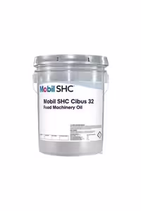 روغن گیربکس دستگاه غذایی تأیید شده SHC CIBUS 32 NSF H1 20 LT. موبیل اورحینال Mobil