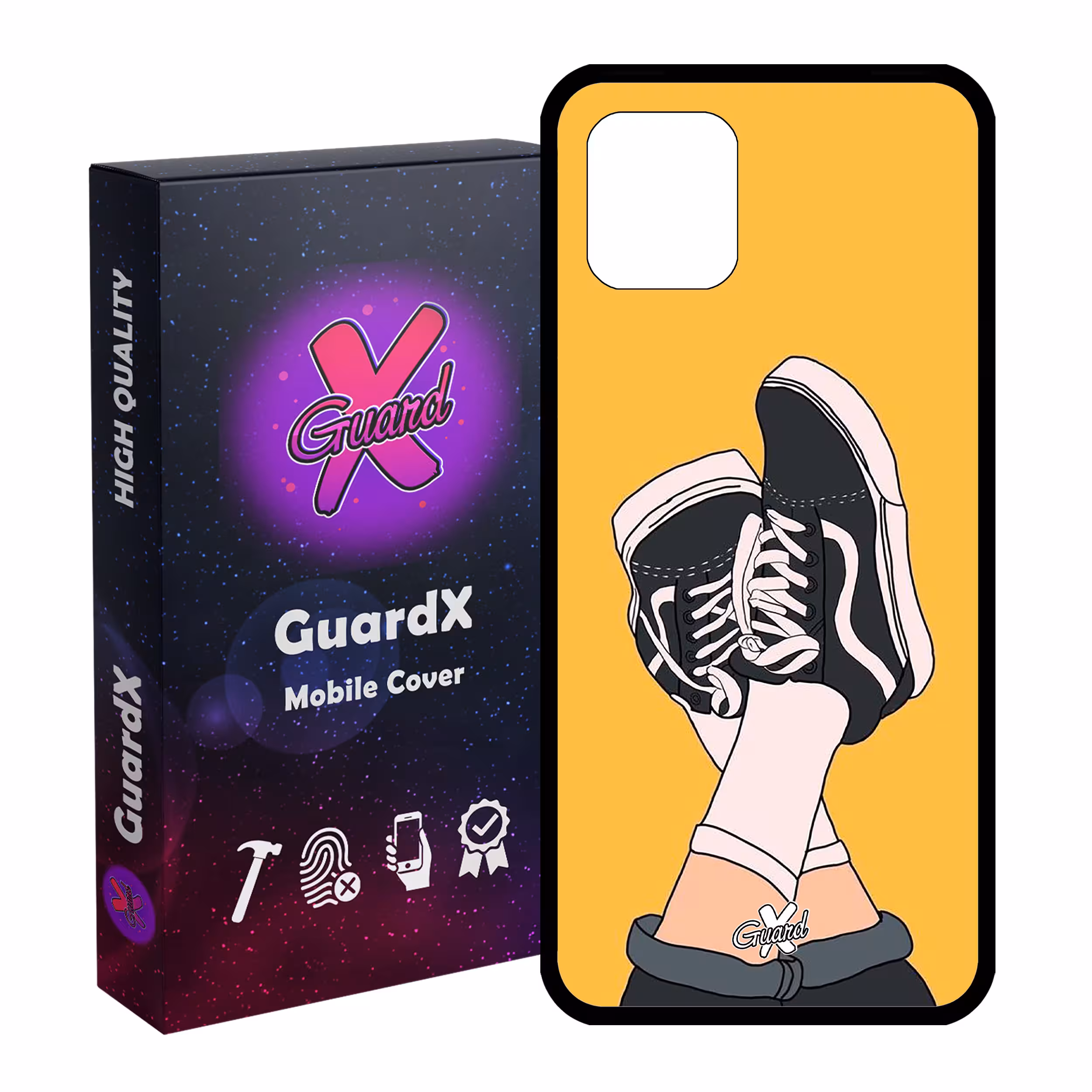 کاور گارد ایکس طرح Shoes مدل Glass10051 مناسب برای گوشی موبایل سامسونگ Galaxy Note 10 Lite