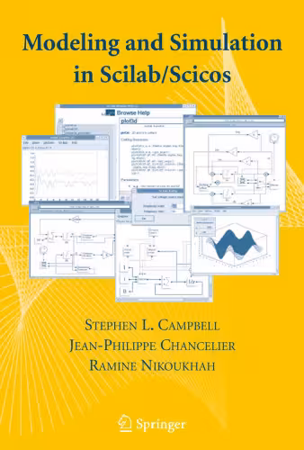 خرید و دانلود نسخه کامل کتاب Modeling and Simulation in Scilab Scicos