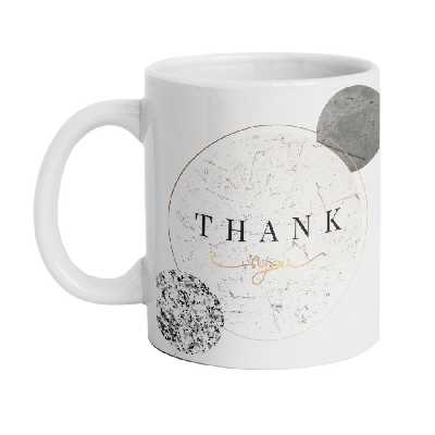 ماگ دارلی طرح Thank مدل M500