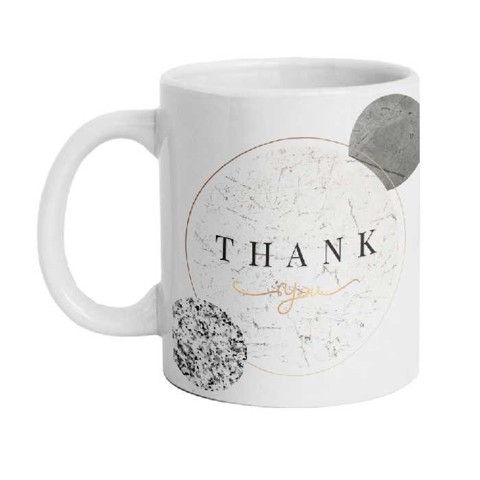 ماگ دارلی طرح Thank مدل M500