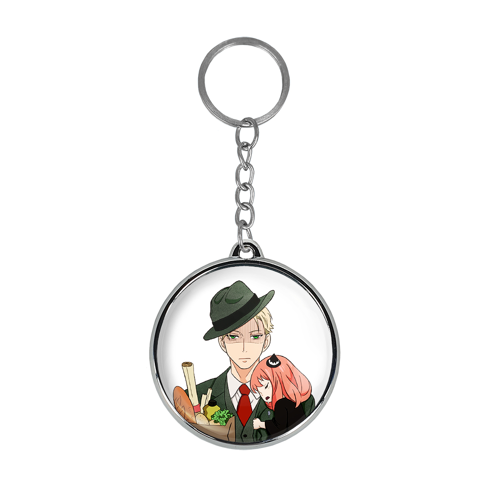 جاکلیدی خندالو طرح آنیا و لوید فورجر انیمه اسپای ایکس فمیلی مدل دوطرفه کد 1557115569