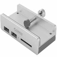 هاب یو اس بی 2 پورت و کارتخوان اوریکو Orico MH2AC-U3 Clip-type USB HUB