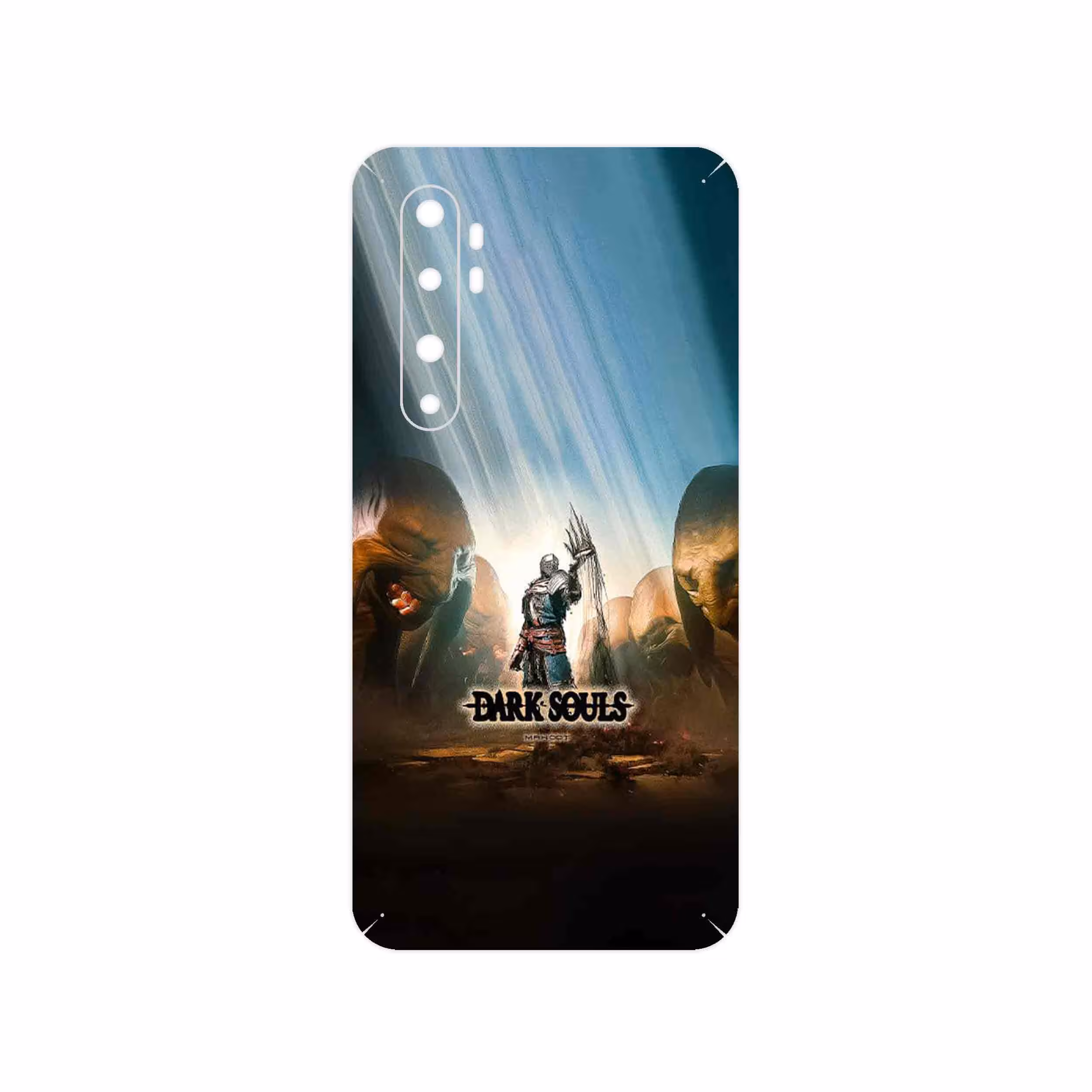 برچسب پوششی ماهوت مدل Dark Souls Game Series مناسب برای گوشی موبایل شیائومی Mi Note 10 Lite