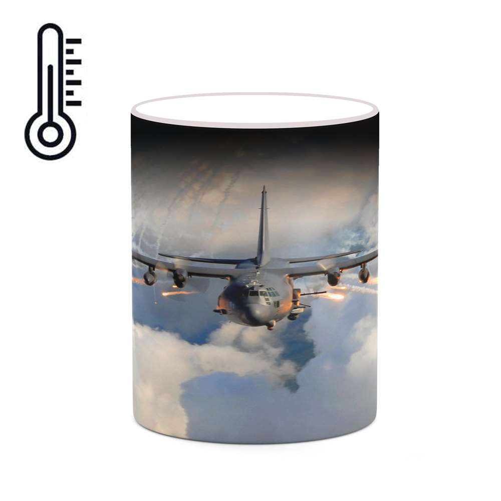 ماگ حرارتی کاکتی طرح هواپیمای جنگنده مدل mgh20335