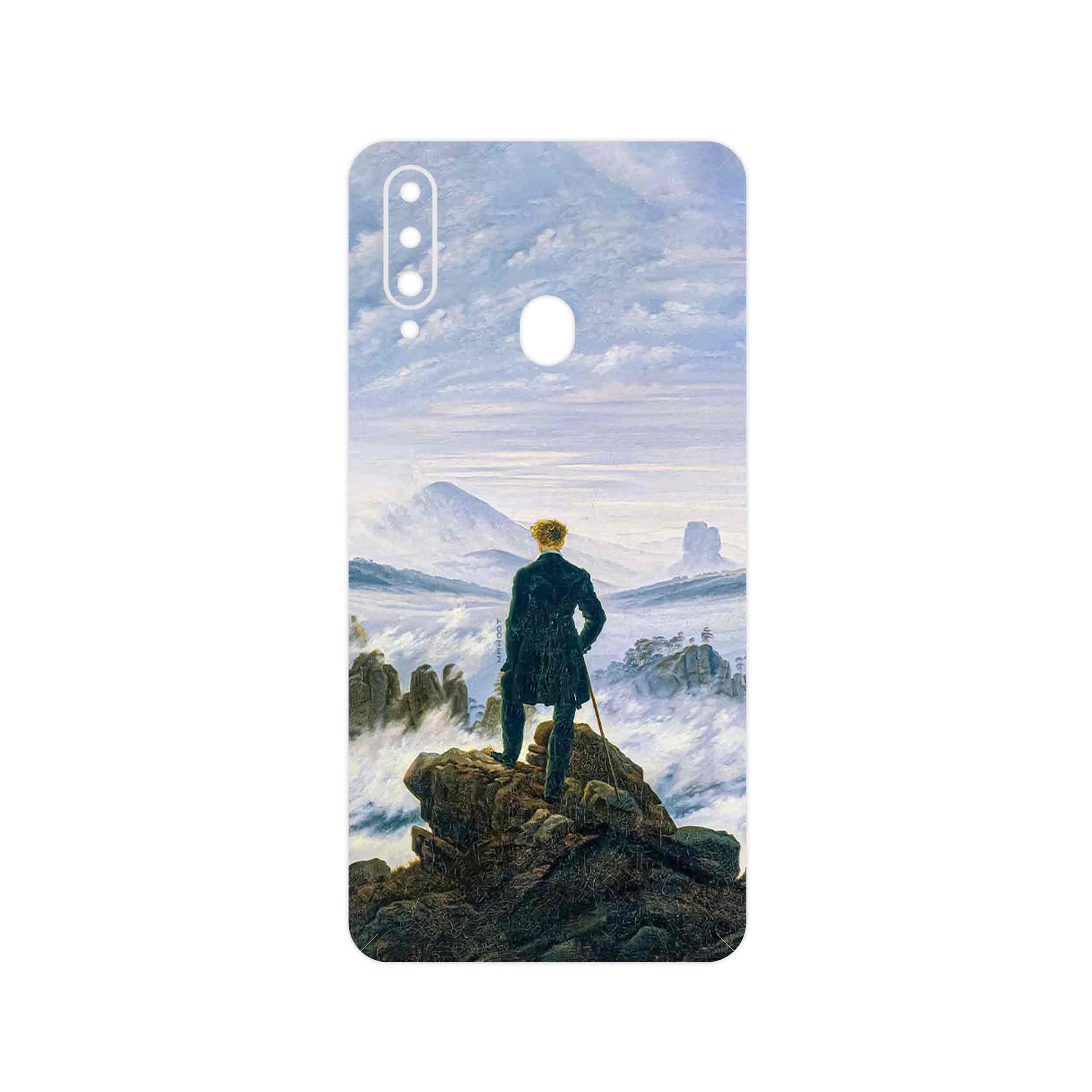 برچسب پوششی ماهوت مدل Wanderer above the Sea of Fog مناسب برای گوشی موبایل سامسونگ Galaxy A20s