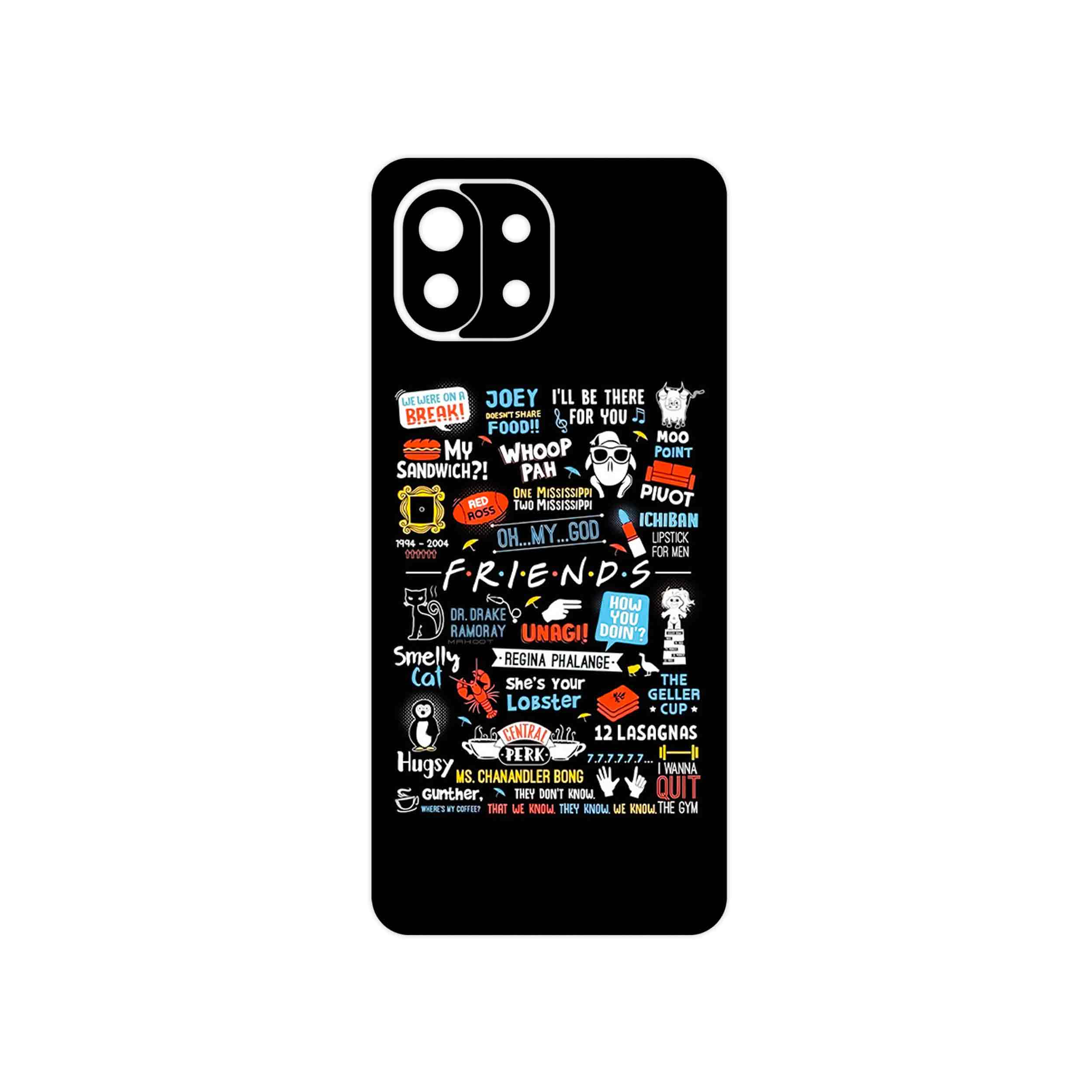 برچسب پوششی ماهوت مدل Friends 2 مناسب برای گوشی موبایل شیائومی MI 11 LITE