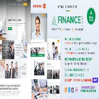 دانلود قالب HTML خدمات مالی Finance Corp