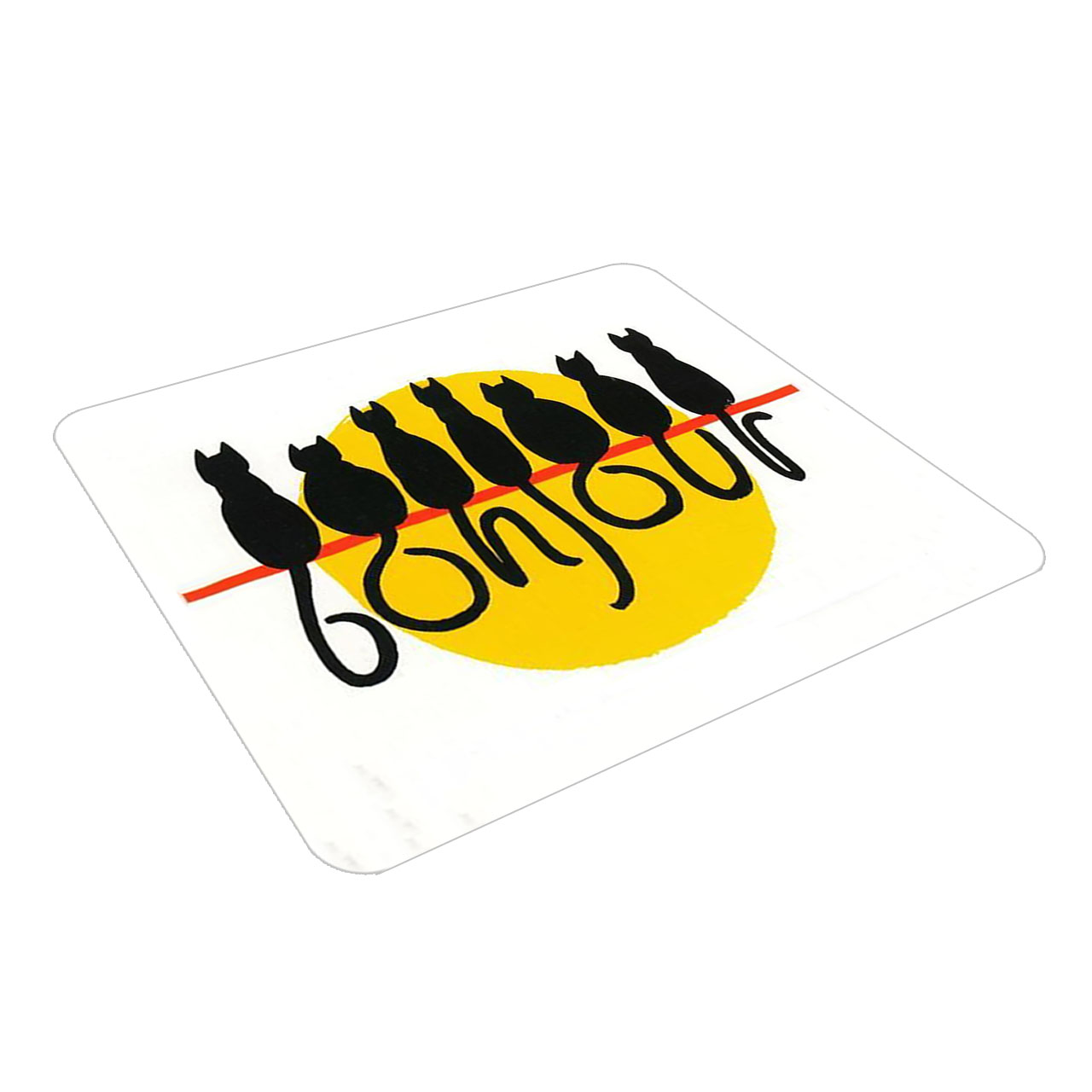 ماوس پد طرح غروب گربه ها مدل MP 0014