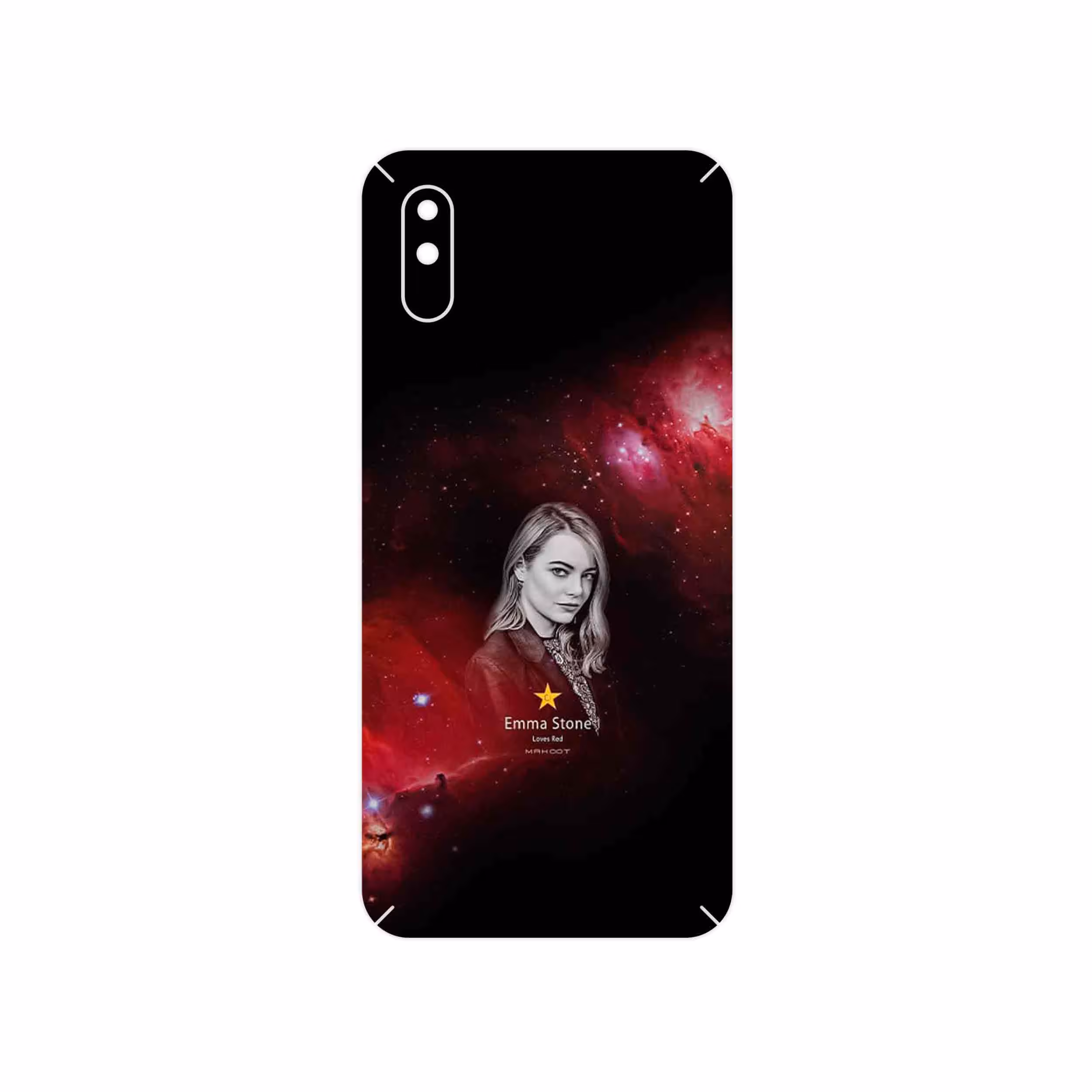 برچسب پوششی ماهوت مدل Emma Stone مناسب برای گوشی موبایل آنر 9A