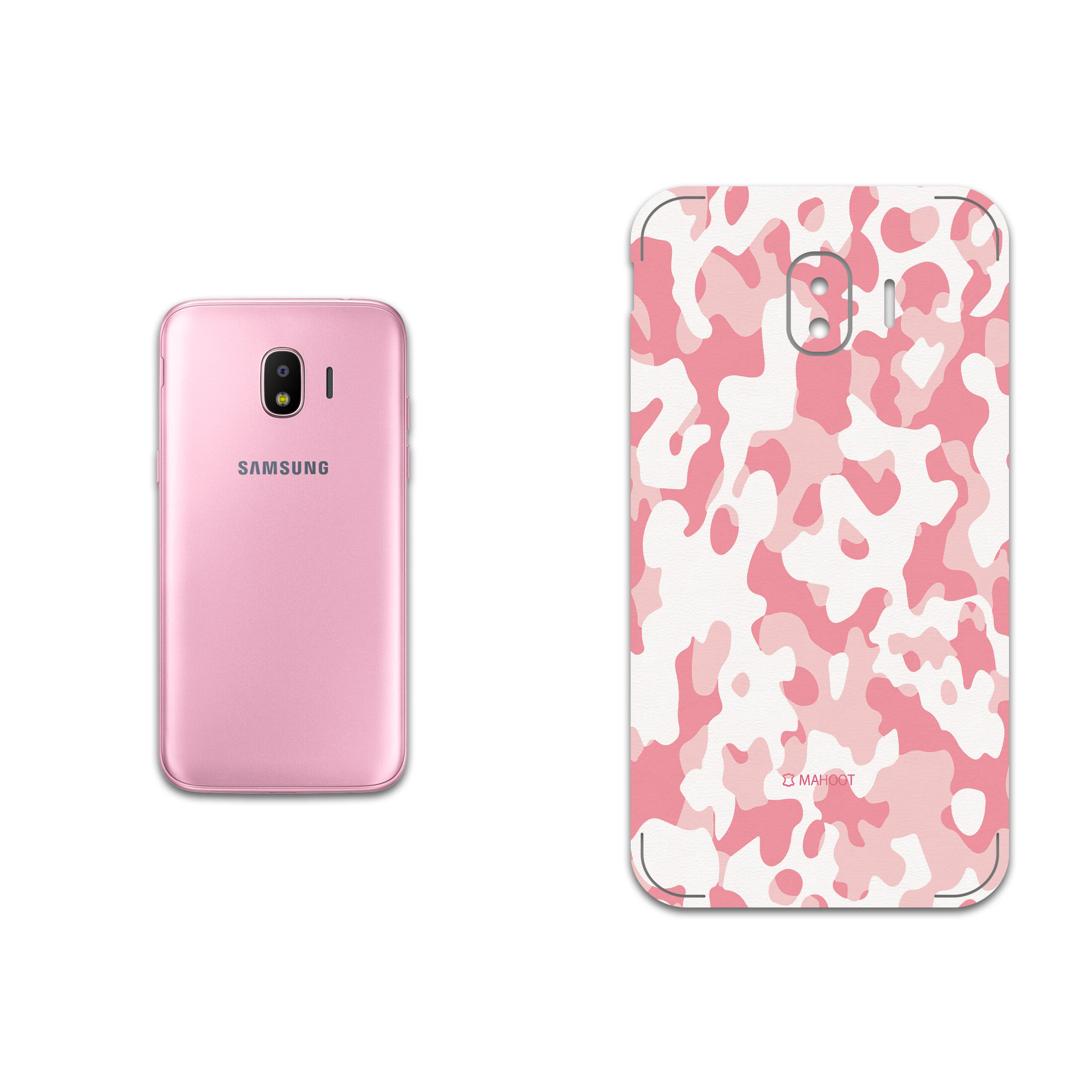 برچسب پوششی ماهوت مدل Army-Pink مناسب برای گوشی موبایل سامسونگ Galaxy J2 Pro 2018