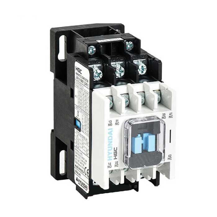 کنتاکتور 40 آمپر 18.5 کیلو وات هیوندای با بوبین AC