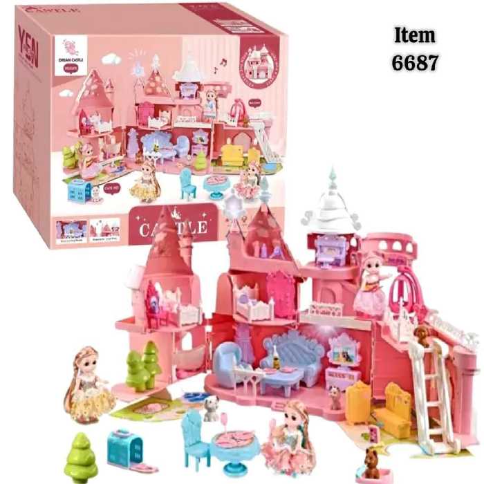 کلبه عروسکی باطری خور  آیتم 6687