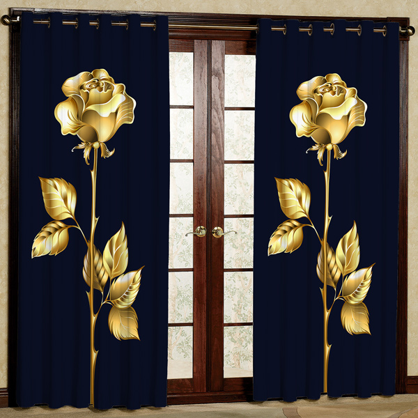 پرده مدل مخمل پانچی کد 7550 سایز 280x140 سانتی متر