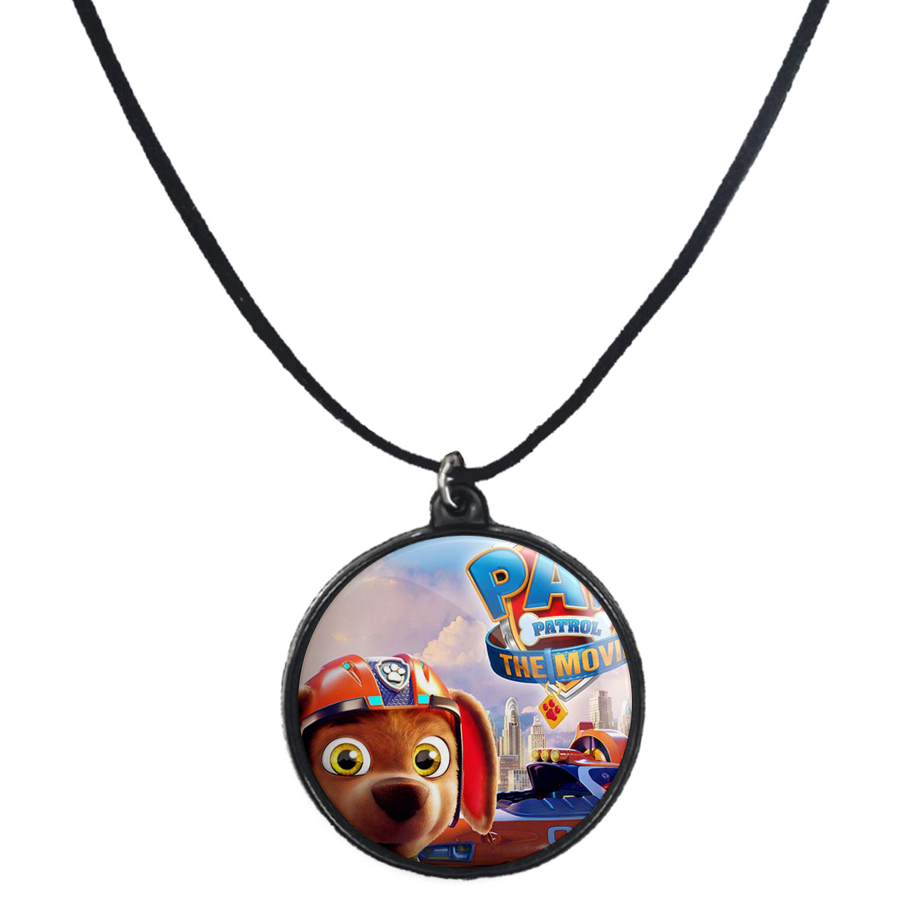 گردنبند پرمانه طرح سگ های نگهبان کد pmb.11769 مدل دو طرفه