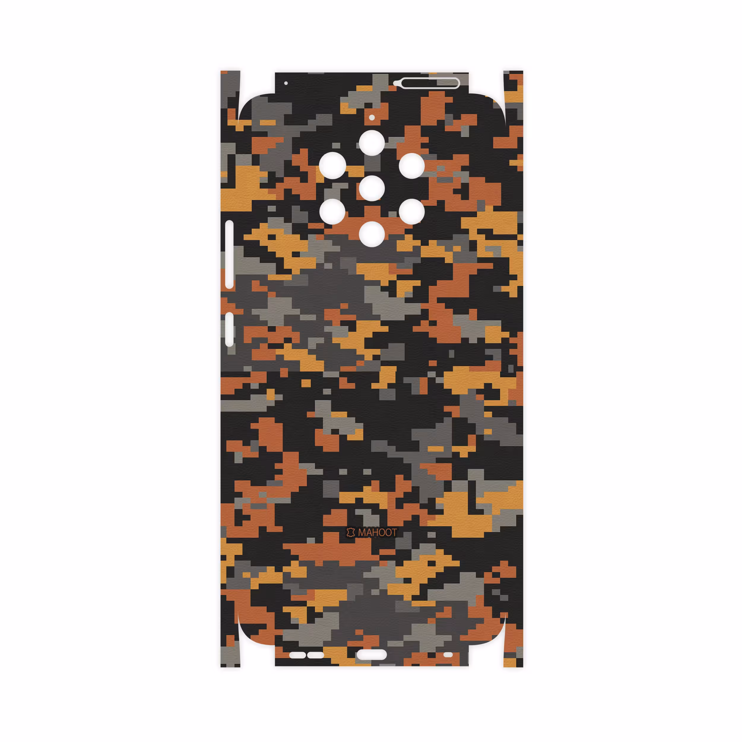 برچسب پوششی ماهوت مدل Army-Autumn-pixel-FullSkin مناسب برای گوشی موبایل نوکیا 9 PureView