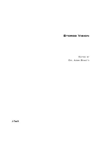 خرید و دانلود نسخه کامل کتاب Stereo vision