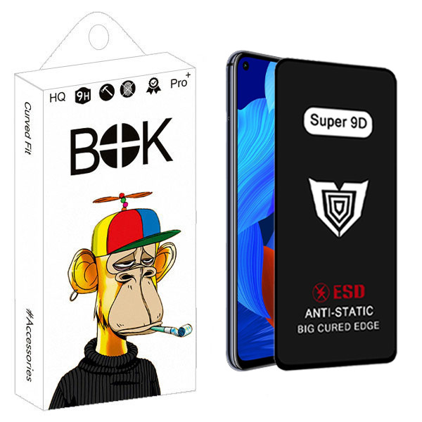 محافظ صفحه نمایش بوک مدل Super 9D Touch مناسب برای گوشی موبایل هوآوی nova 5T | کالا برتری