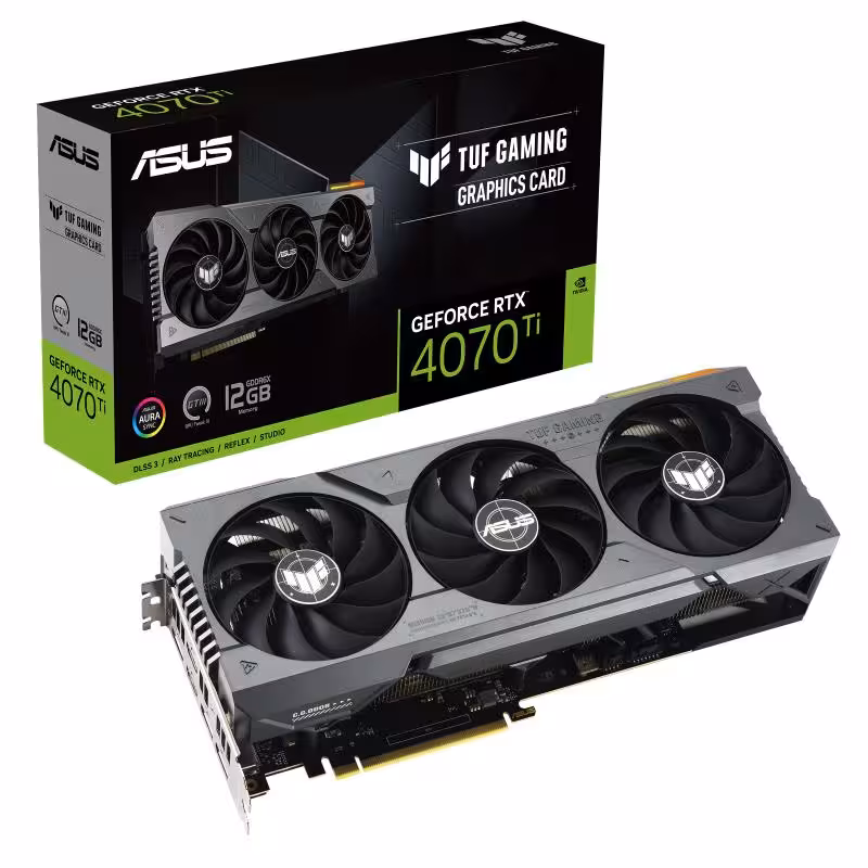 خرید کارت گرافیک ایسوس ASUS TUF Gaming GeForce RTX™ 4070 Ti 12GB با بهترین قیمت